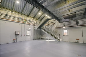 Pilot plant interior