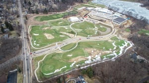 Kalamazoo Country Club - Aerial Progress