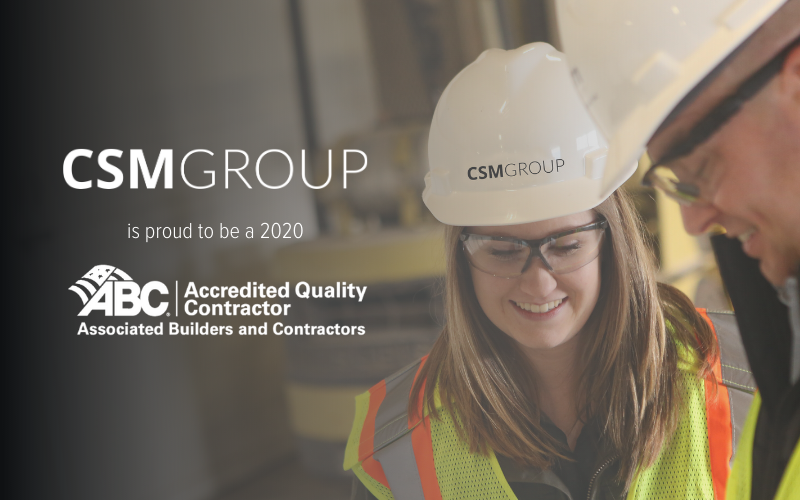 CSM Group named Accredited Quality Contractor by ABC